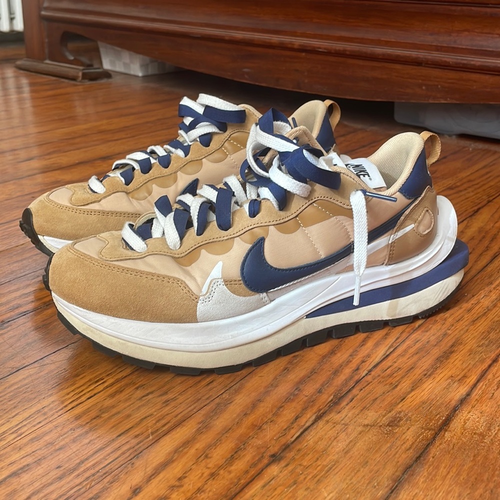 Nike Vaporwaffle Sacai Sesame Blue Void Size 9.5